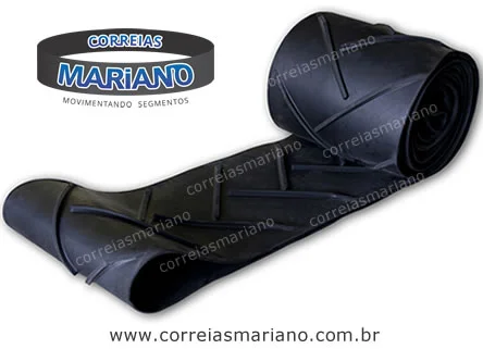 Correia transportadora com talisca pneu de trator