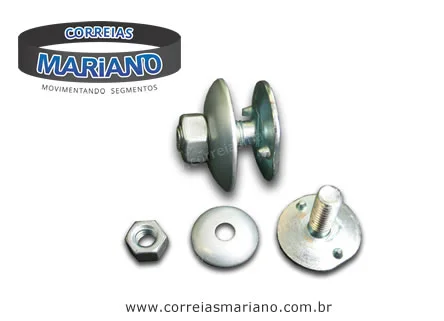 Parafusos e arruelas para canecas elevadoras